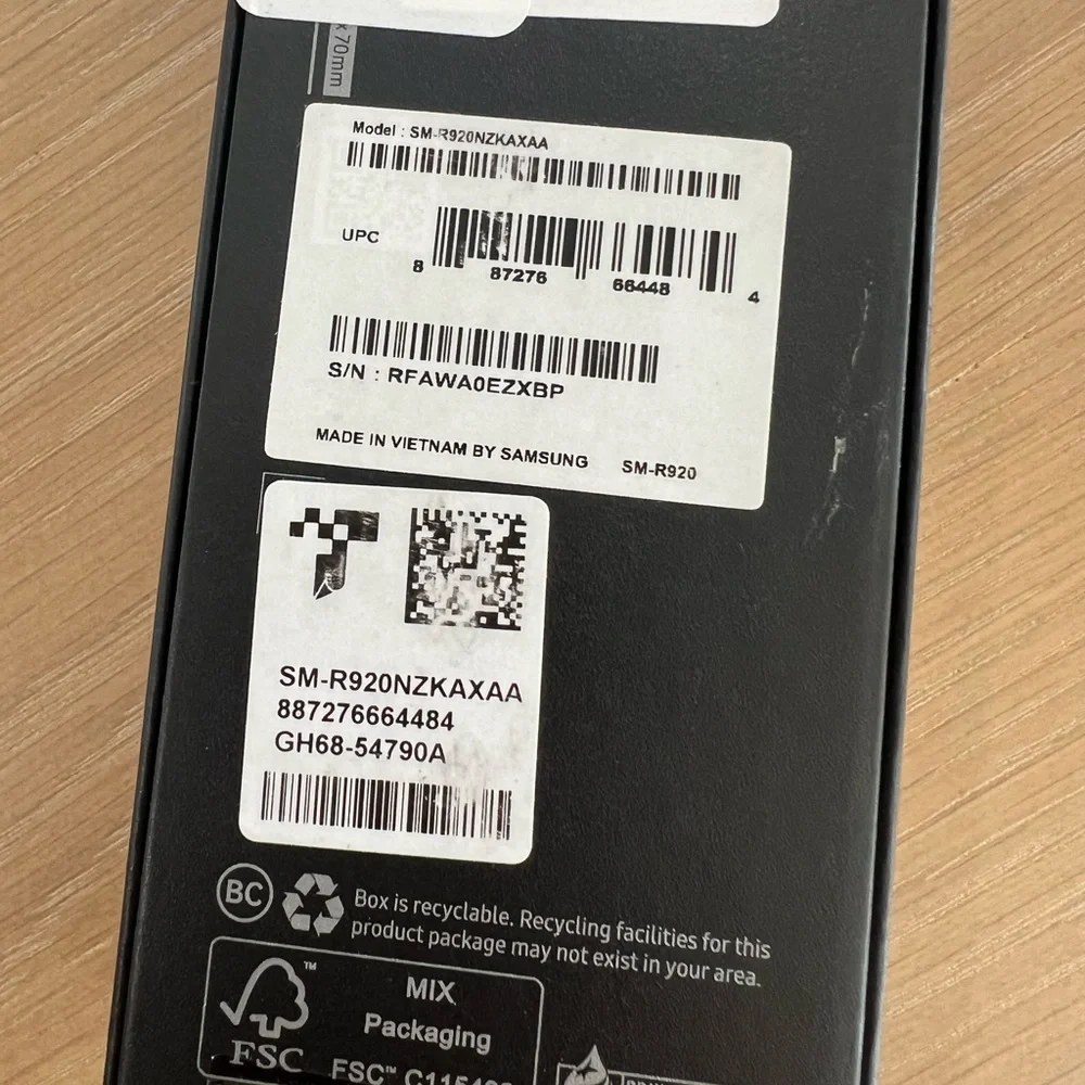 NEW Samsung Black Galaxy Watch 5 PRO Titanium Case